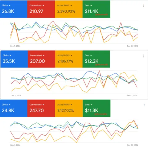 Google Ads result screenshot