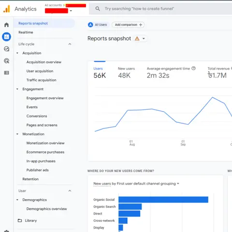 Web Analytics & Reporting result screenshot