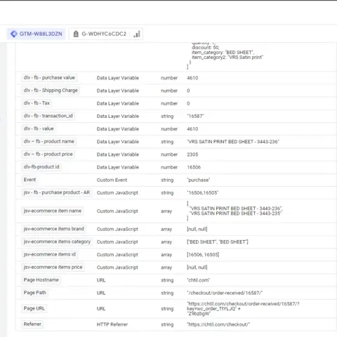 Web Analytics & Reporting result screenshot