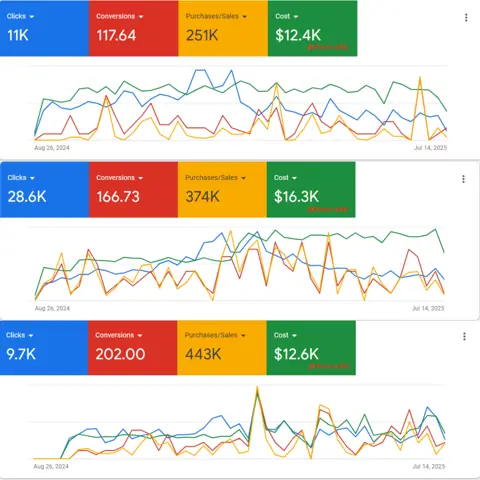 Google Ads result screenshot