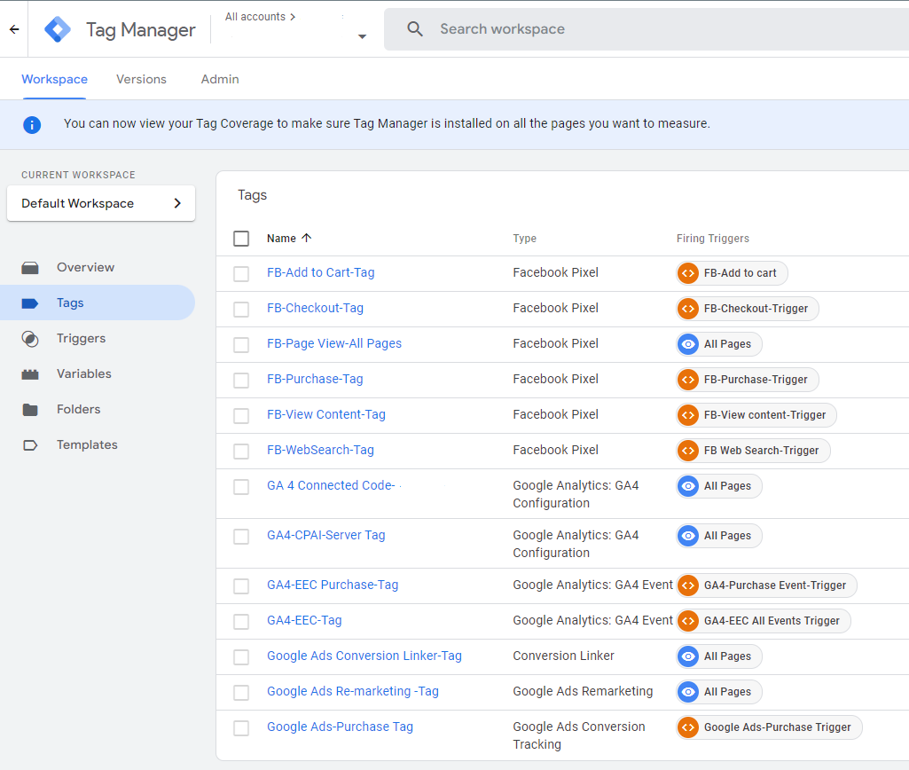 Google Tag Manager Tracking