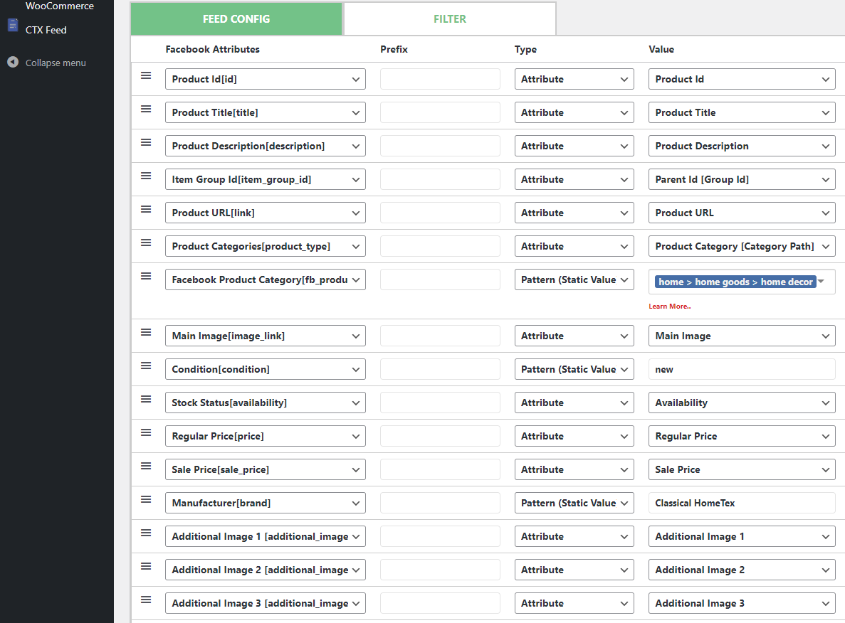 Product Feed for Facebook Shop & Commerce Manager